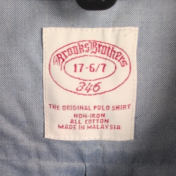 Brooks Brothers Light Blue Dress Shirt - Picture 3 of 3